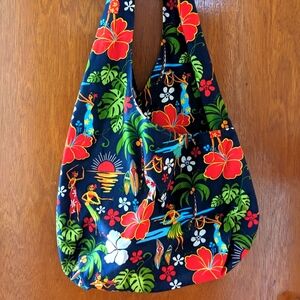 Hawaiian Floral Print Women's Bag